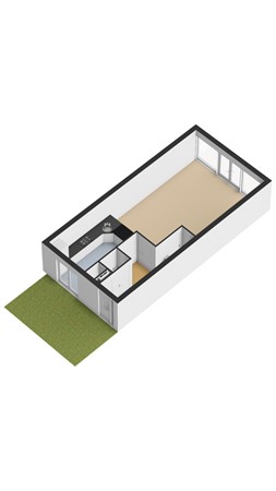 Floorplan - Tramstraat 100, 2225 CM Katwijk